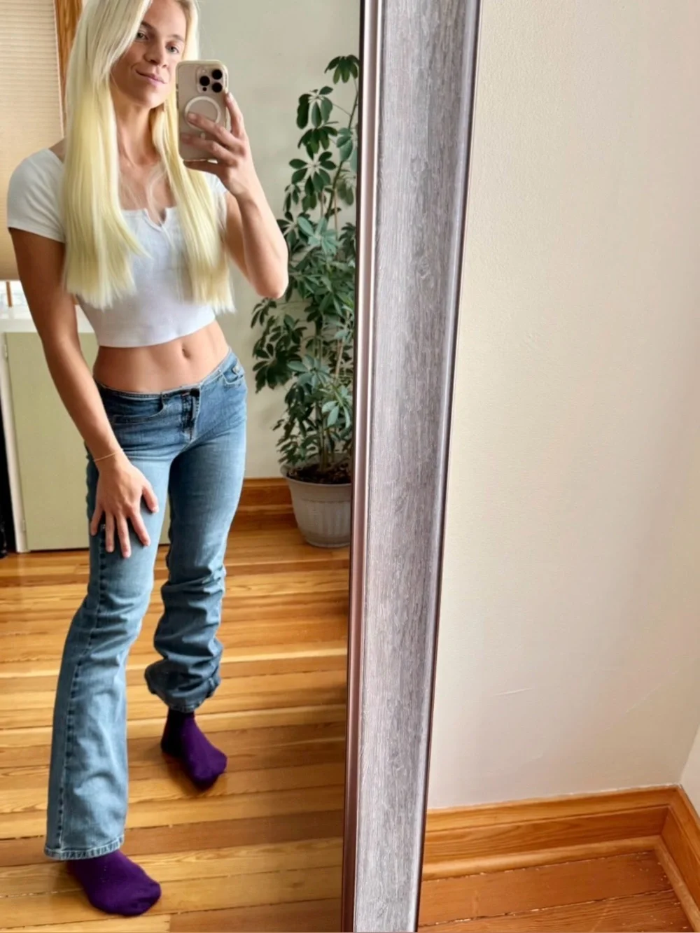 Purple socks